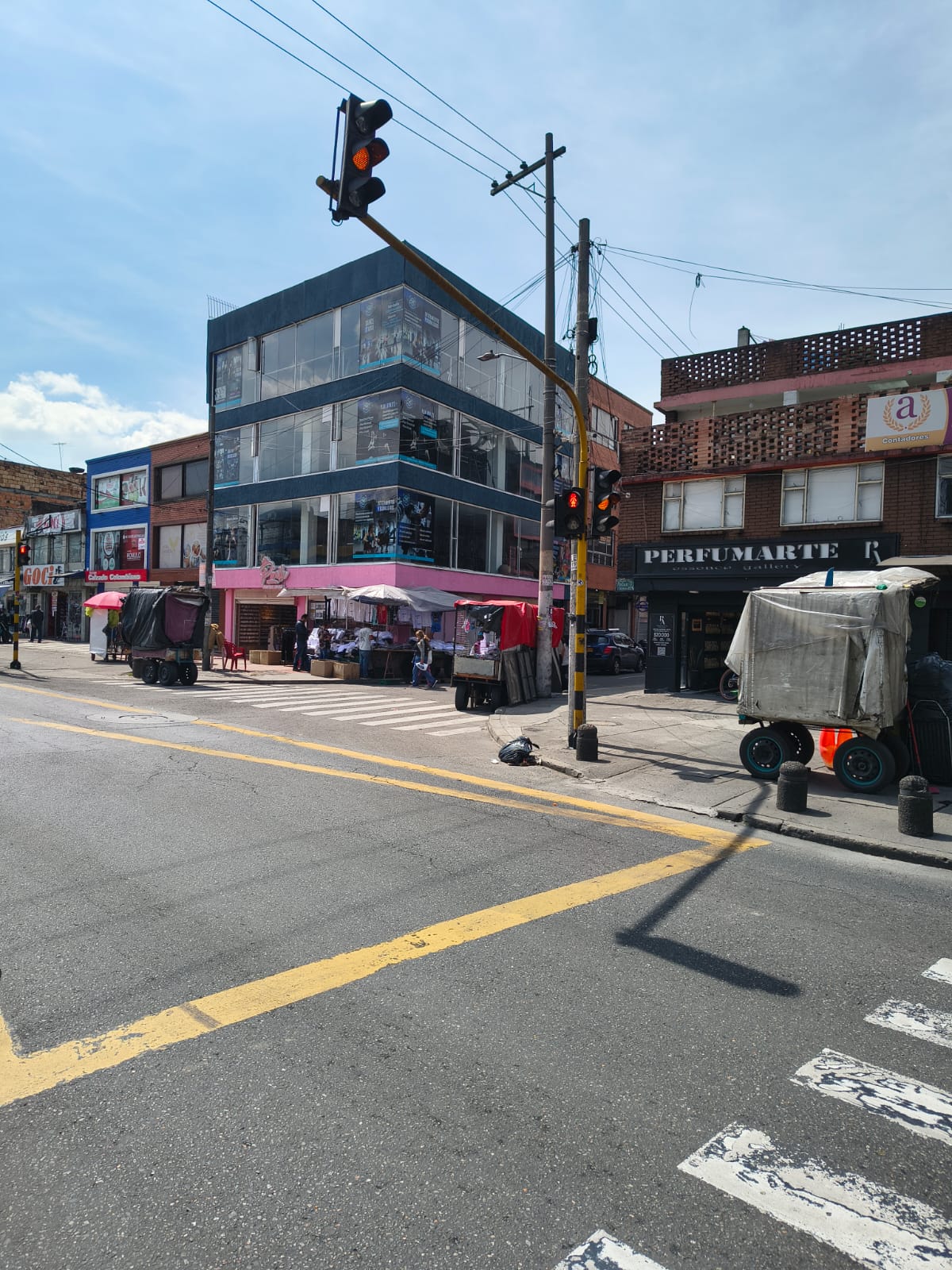Ubicación del gimnasio en Las Ferias, Bogotá